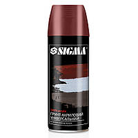 Грунт аерозольний акриловий 400мл RAL 3009 (червоно-коричневий) SIGMA (2737541)