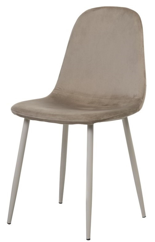 М'який стілець на ніжках кухонний M-10 Капучино вельвет cappuccino velvet VetroMebel