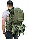 Тактичний рюкзак 50л військовий армійський рюкзак койот з підсумками та системой молле, фото 3
