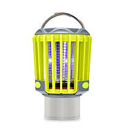 Знищувач комарів SUNROZ Killer Lamp M2 IP67 3в1 пастка для комах + ліхтар + сигнальна лампа 2200 мА Жовтий