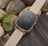 Розумні годинник з трекером Smart GPS Watch T58 Gold для підлітків, дорослих та літніх людей