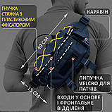 Тактична сумка бананка чоловіча TACTIC 1 поясна на груди з тканини MK, фото 2