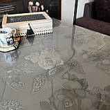 Клейонка м'яке скло із тисненням 0,80мм ширина 80 см, фото 2