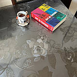 Клейонка м'яке скло із тисненням 0,80мм ширина 80 см, фото 5