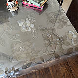 Клейонка м'яке скло із тисненням 0,80мм ширина 80 см, фото 3