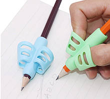 Тримач насадка на ручку для корекції листа SUNROZ навчальний тренажер для формування почерку 2 шт M5