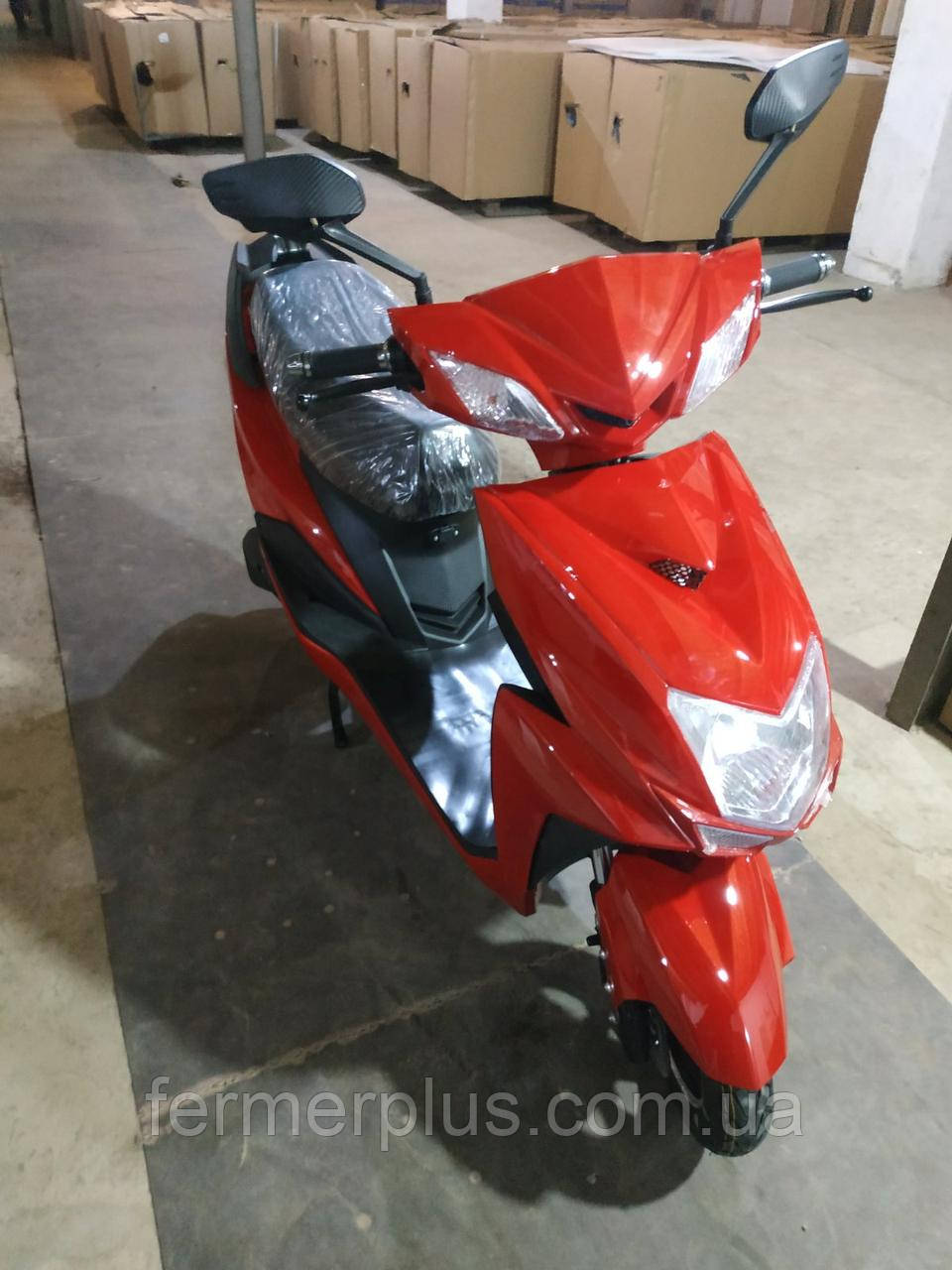 Електроскутер Hanza Power Sport.Red Спорт (1500 Вт) Бесплатная доставка ! - фото 6 - id-p1693191114