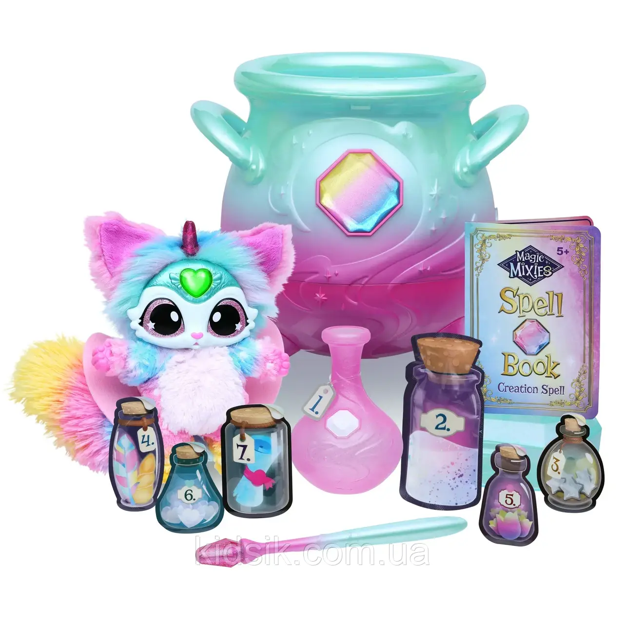 Ігровий набір Меджик Мікіс Magic Mixies Magical Misting Cauldron Rainbow Exclusive, фото 1