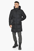 Теплая мужская зимняя длинная кутрка Braggart "Dress Code" модель 49773 графит