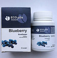 EcoPills Blueberry - Цукерки таблетовані для відновлення зору