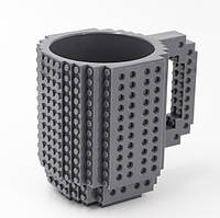 Чашка-конструктор SUNROZ з деталями в комплекті 350 мл Сірий (3778)