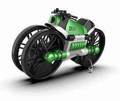 Квадрокоптер-трансформер QY Leap Speed PRO дрон-мотоцикл на р/к 2 в 1 Зелений (5722)