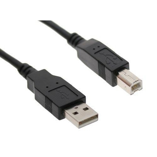 Кабель USB AM-BM 1.5 м чорний для передачі даних підключення пристроїв BF