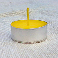 Чайна воскова свічка 13г для аромаламп та лампадок; натуральний бджолиний віск