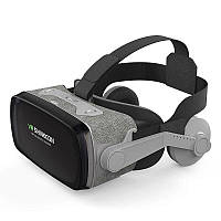 Гарнітура віртуальної реальності Shinecon SC-G07E з навушниками (Черно-серий)