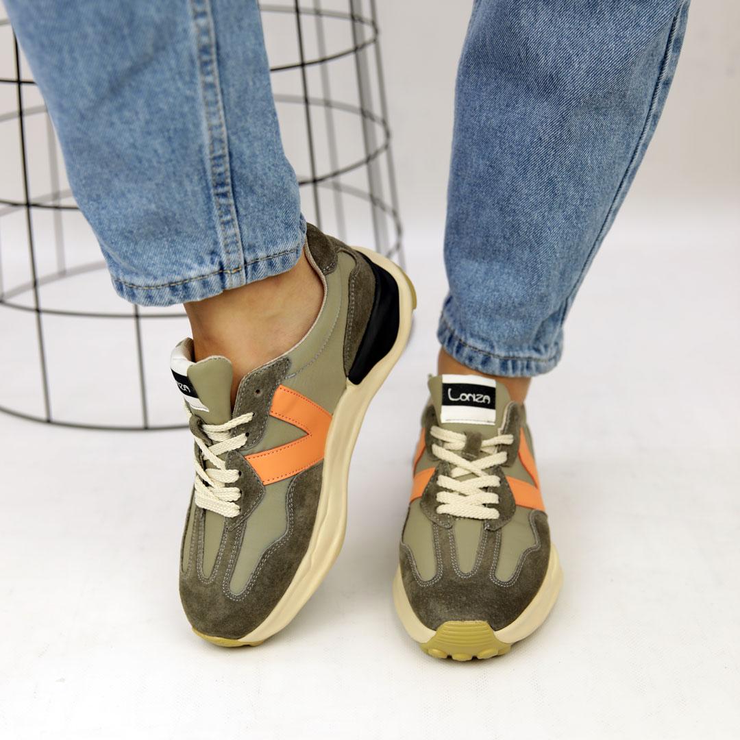 Купить Женские Кроссовки Allshoes 583793 Хаки Selli Жіночі Кросівки ...