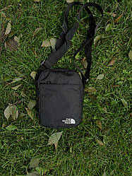 Сумка The North Face чорна чоловіча Сумка через плече ТНФ Барсетка TNF на плече