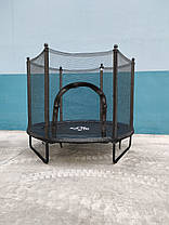Батут FitToSky 152см Black з сіткою, фото 3