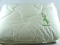 Одеяло гипоаллергенное бамбук с вышивкой 200х220 см тик белый