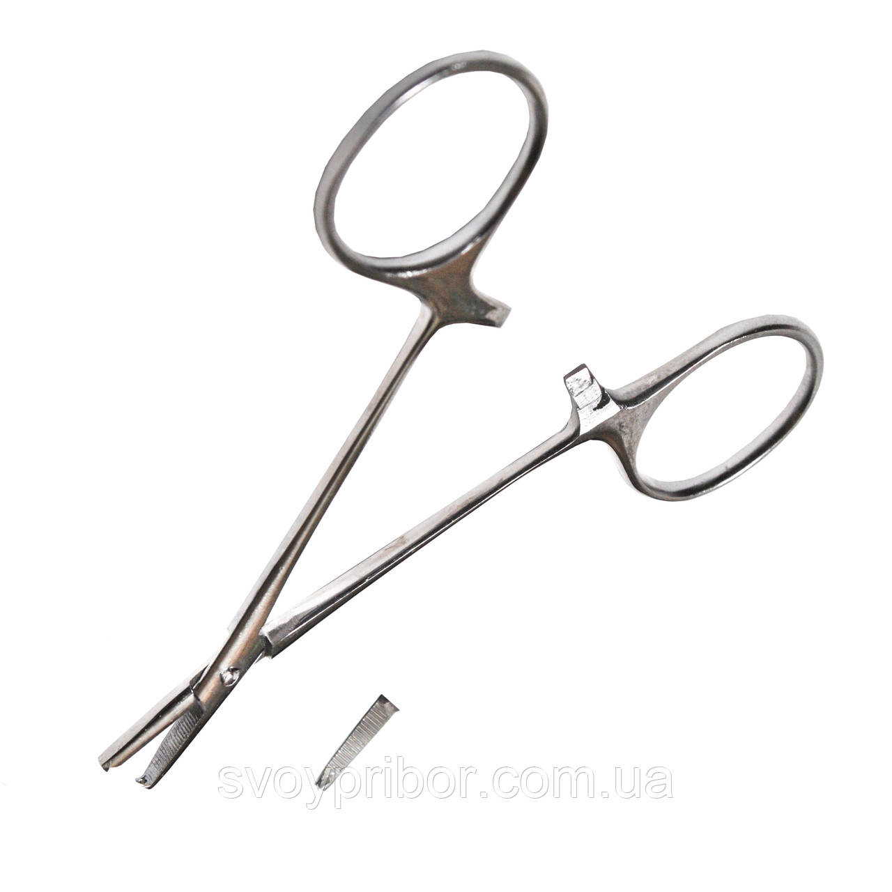 Затискач очний прямий із зубом Hartmann micro. Довжина 8,4 см, р.ч. 12 мм SURGIWELOMED, фото 1