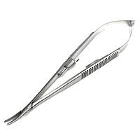 Голкотримач Castroviejo очної вигнутий. Довжина 18 см, р.ч. 15 мм SURGIWELOMED