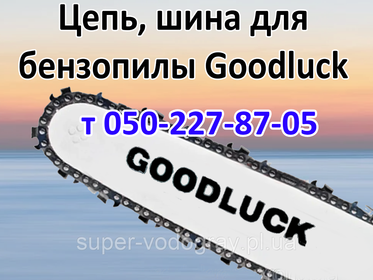 Ланцюг, шина для бензопили Goodluck, фото 1
