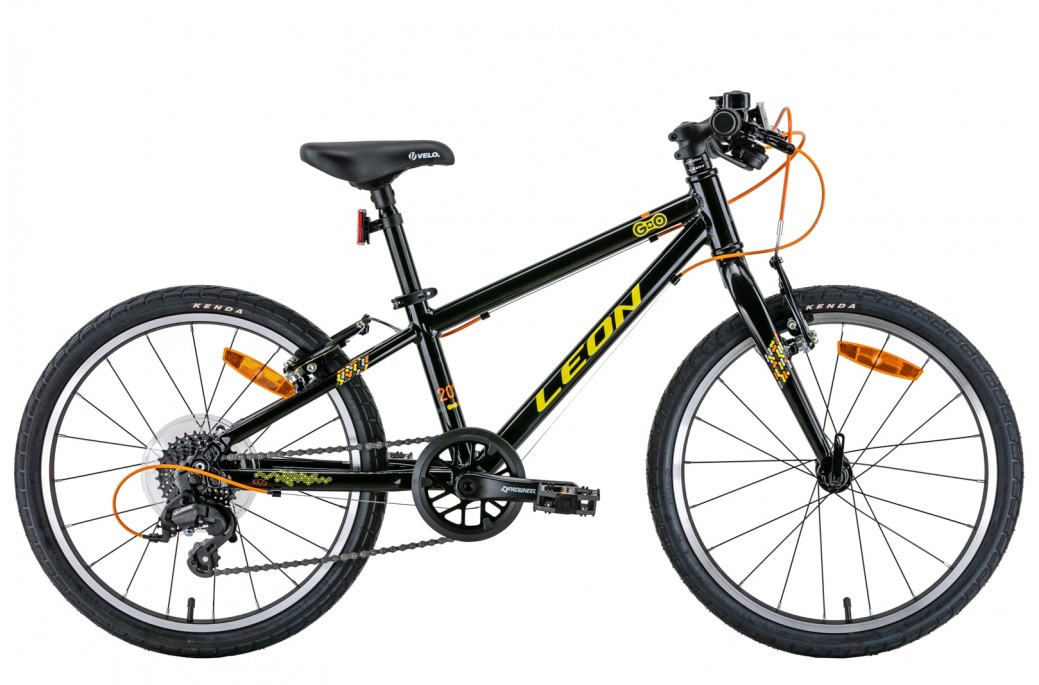 Велосипед AL 20" Leon GO 7spd Vbr - чорний з жовтим
