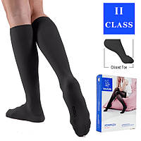 Venoflex Secret 5920 01 Компресійні гольфи, 2 клас компресії з закритим носком (Thuasne, Тюан) - чорні