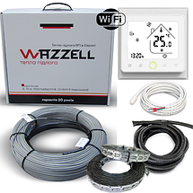 Комплект тепла підлога WAZZELL EASYHEAT + термостат з Wi-Fi програмованою. Нагрівальний кабель універсальний, фото 3