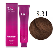 Крем-фарба для волосся ING Professional Colouring Cream 8.31 Світлий золотистий блондин попелястий 100 мл