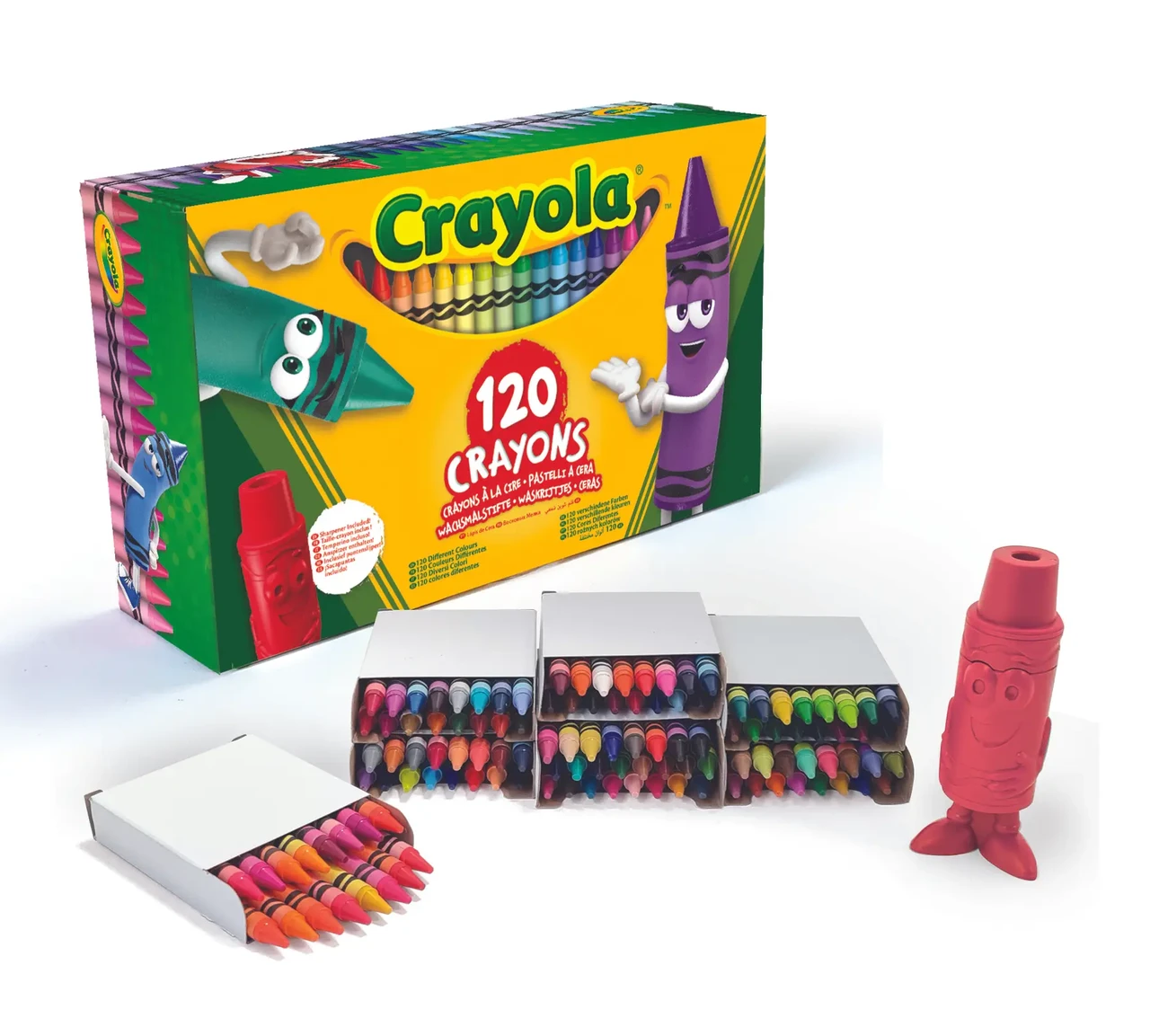 Набір воскової крейди Crayola 120 шт з точилкою (52-6920)