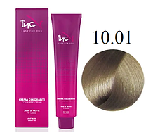 Крем-фарба для волосся ING Professional Colouring Cream 10.01 Ультра світлий попелястий блондин 100 мл