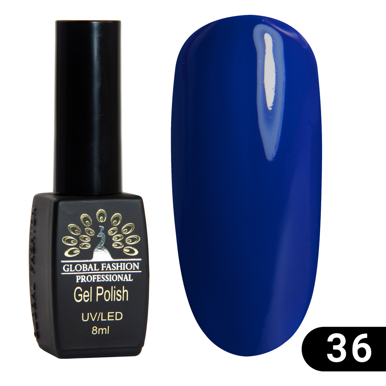 Гель лак Global Fashion Summer Spring №36 синій 8 ml