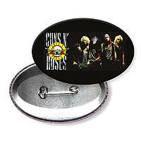 Guns N Roses американская хард-рок-группа. Значок
