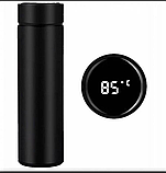 Термос UNIQUE UN-1006 500 мл з дисплеєм Чорний, фото 3