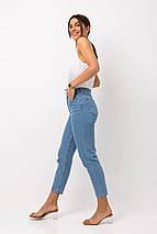 Жіночі джинси МОМ джинс коттон не тягнеться висока посадка розміри Туреччина, фото 3