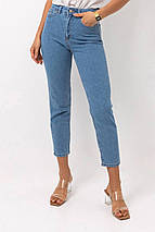 Жіночі джинси МОМ джинс коттон не тягнеться висока посадка розміри Туреччина, фото 2
