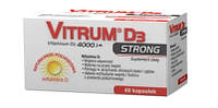 Vitrum D3 Strong 100 mcg (4000 IU.) витамин D3, 60 капсул на 2 месяца (Orifarm, Дания)