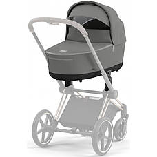 Cybex Priam 4.0 коляска 3 в 1 Mirage Grey шасі Chrome Brown, фото 5