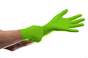 Надміцні нітрилові рукавички POWERGRIP GREEN (GOGRIP), фото 4