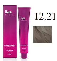 Крем-фарба для волосся Ing Professional Coloring Cream With Macadamia Oil 12.21 Блонд фіолетово-попелястий 60 мл