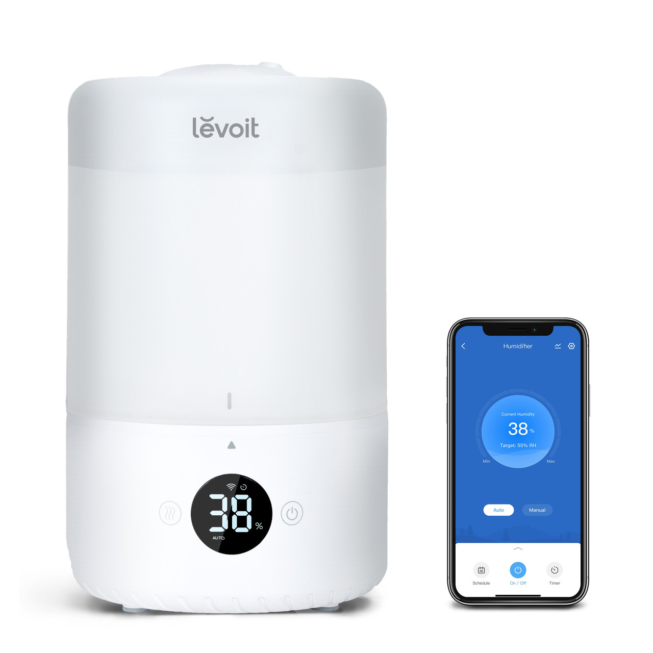Зволожувач повітря LEVOIT Dual 200S Smart Top-Fill