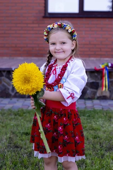 Спідничка українська під вишиванку для дівчинки