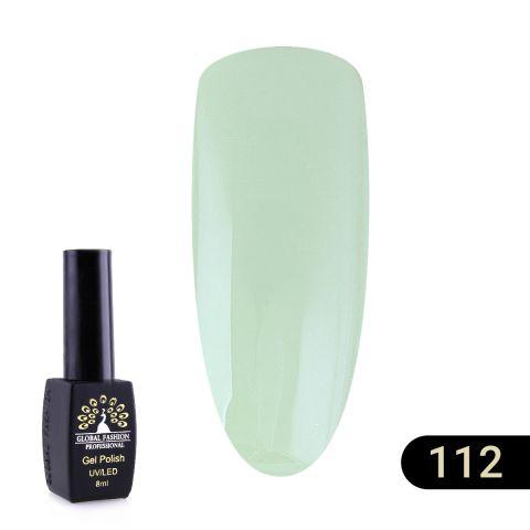 Гель лак Global Fashion Black Elite №112 фісташковий 8 ml