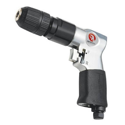 Дриль пневматична з реверсом INTERTOOL PT-0903, фото 2
