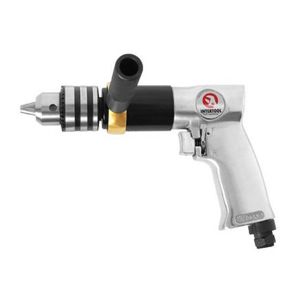 Дриль пневматична з реверсом INTERTOOL PT-0901, фото 2