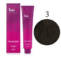 Крем-краска для волос ING Professional Colouring Cream 3 Тёмно-каштановый 100 мл
