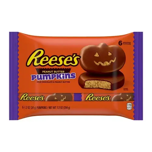 Купити Цукерки Reese's Halloween Pumpkins 204g, ціна 449 ₴ Prom.ua