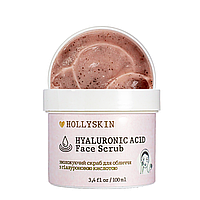 Скраб для лица Hollyskin Hyaluronic Acid Face Scrub с гиалуроновой кислотой 100 мл 0207h