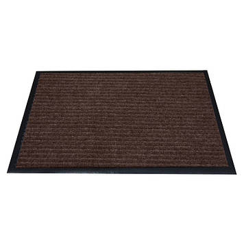 Килимок 60*40 см на гумовій основі брудозахисний коричневий